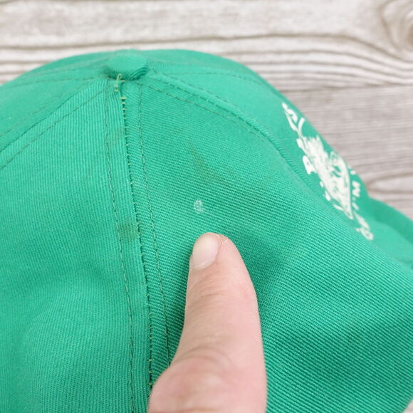 VINTAGE ST PATTYS DAY GREEN ADJUSTABLE NEWSBOYS HAT CAP - Picture 7 of 10